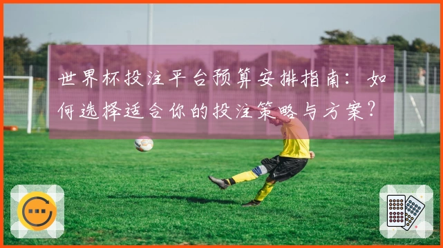 世界杯投注平台预算安排指南：如何选择适合你的投注策略与方案？