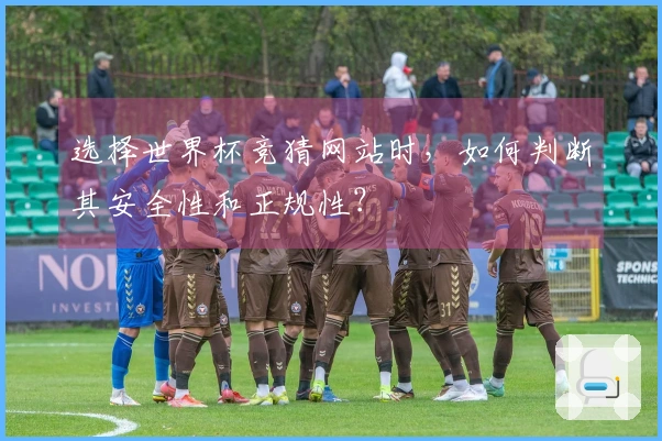 选择世界杯竞猜网站时，如何判断其安全性和正规性？