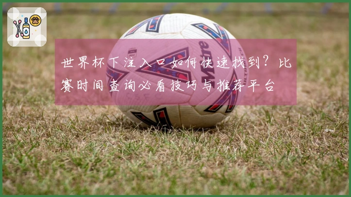 世界杯下注入口如何快速找到？比赛时间查询必看技巧与推荐平台